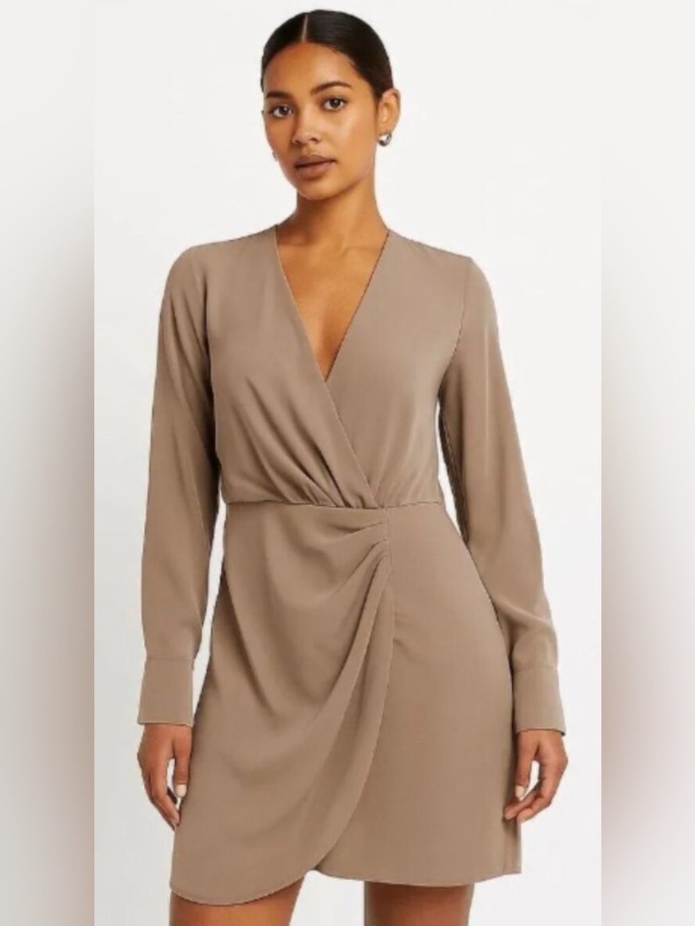 Abercrombie & Fitch NWT Long Sleeve Wrap Mini Dress Size S
